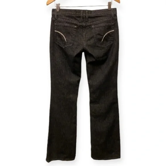 Joe’s Jeans 27 (US 4) Boot Cut Black Jeans Low Rise Women’s Stretch Berlin - Picture 2 of 11